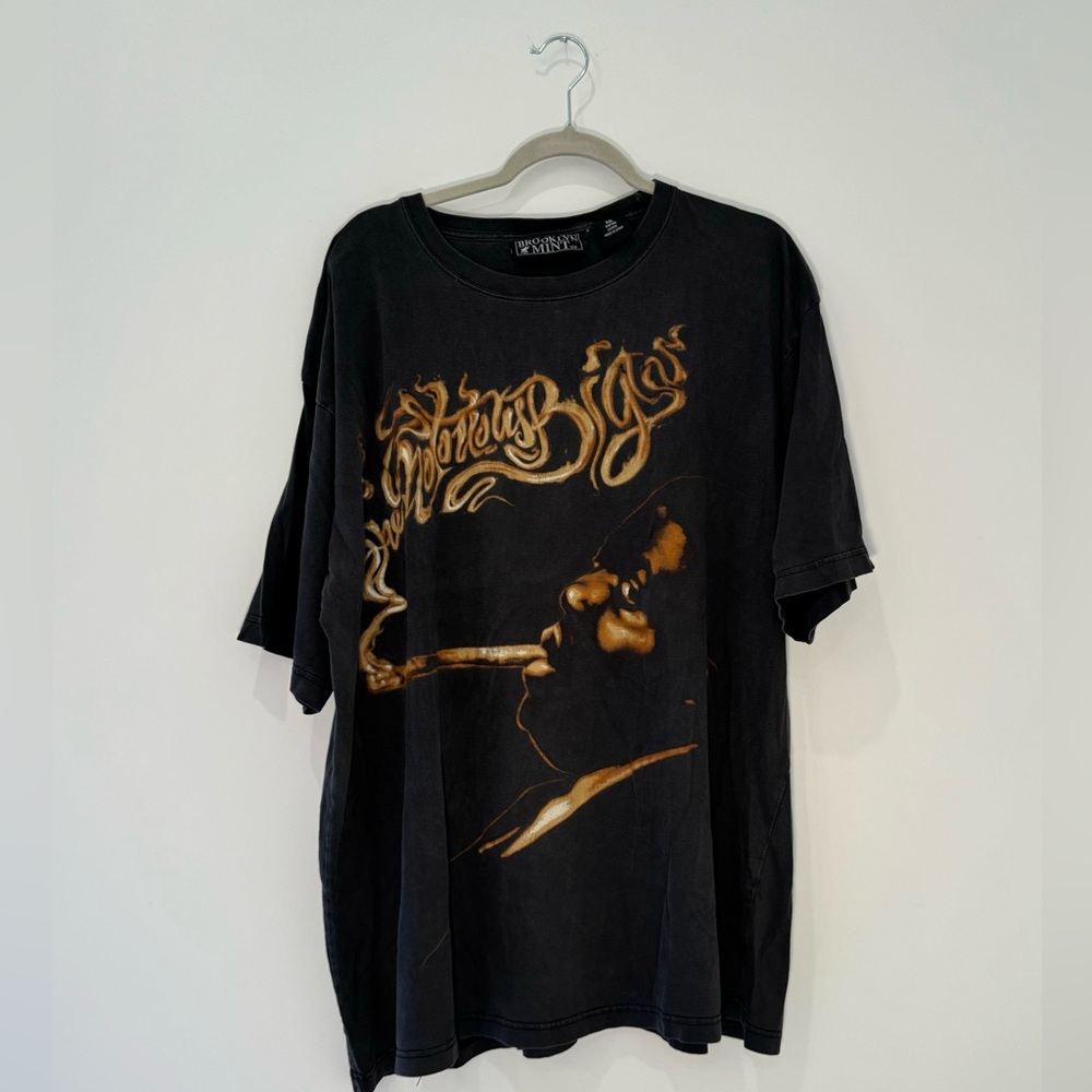 Biggie Smalls Notorious B.I.G Vintage Smoke Brooklyn Mint T-Shirt